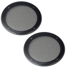 Sound-way 2x professional 4" inch / 10 cm speaker protection grill steel cover mesh pair
