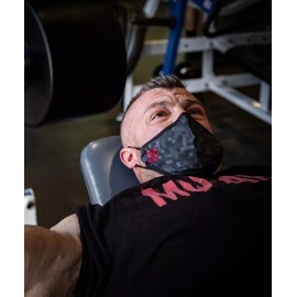 Mutant Mascarilla Mutant Air Face Mask Digital Dark Grey 2 Capas