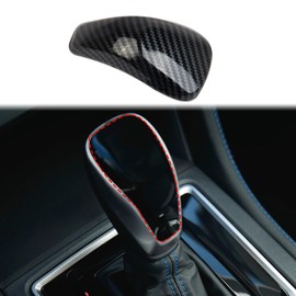 Fewshaw Carbon Fiber Style Center Console Gear Shift Knob Cover Trim Accessories for 2018-2023 Subaru Crosstrek,2019-2024 Forester,2017-2023 Impreza