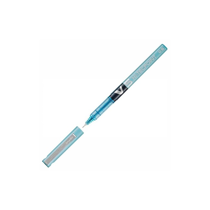 Pilot V5 Hi-Tecpoint Liquid Ink Rollerball Pen Pack of 3