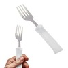 Samons Preston Plastic Handle Utensil, 8" Fork with 4" Contoured