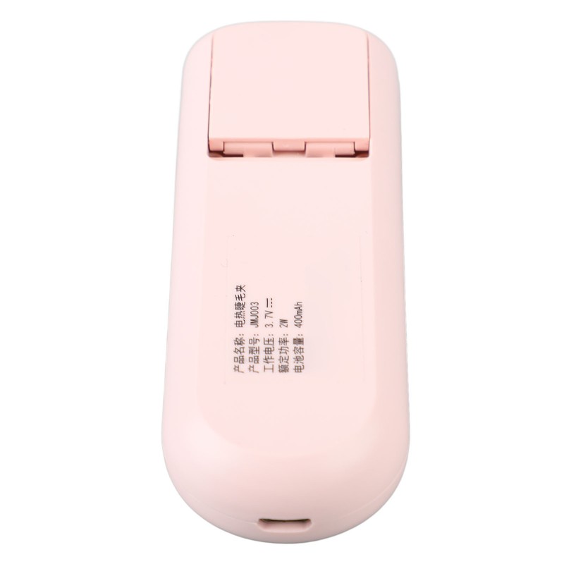 Heated Eyelash Curler Pink Portable Electric Long Lasting Eyelash Curler