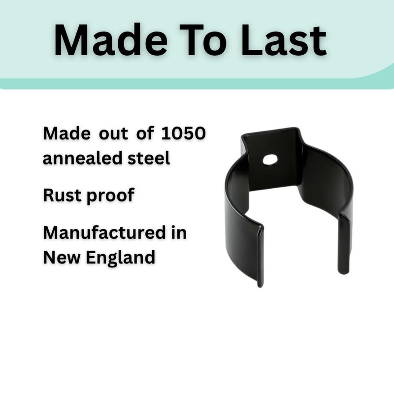 Spring Clip, Grip Clip, Holds 1 1/2-1 7/8 Inch Diameter,