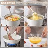 LIANYU Kitchen Utensils Set with Holder, 14 Pcs Silicone Cooking