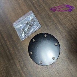 JONJEA Universal Car 6 Holes Steering Wheel Center Cap Car Horn Button Cover Black