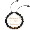 JoycuFF To My Man Gifts Tiger Eye Mens Bracelet Bead