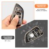 FT FUNTOR Golden Edge Black and White Key Holder, 12Black