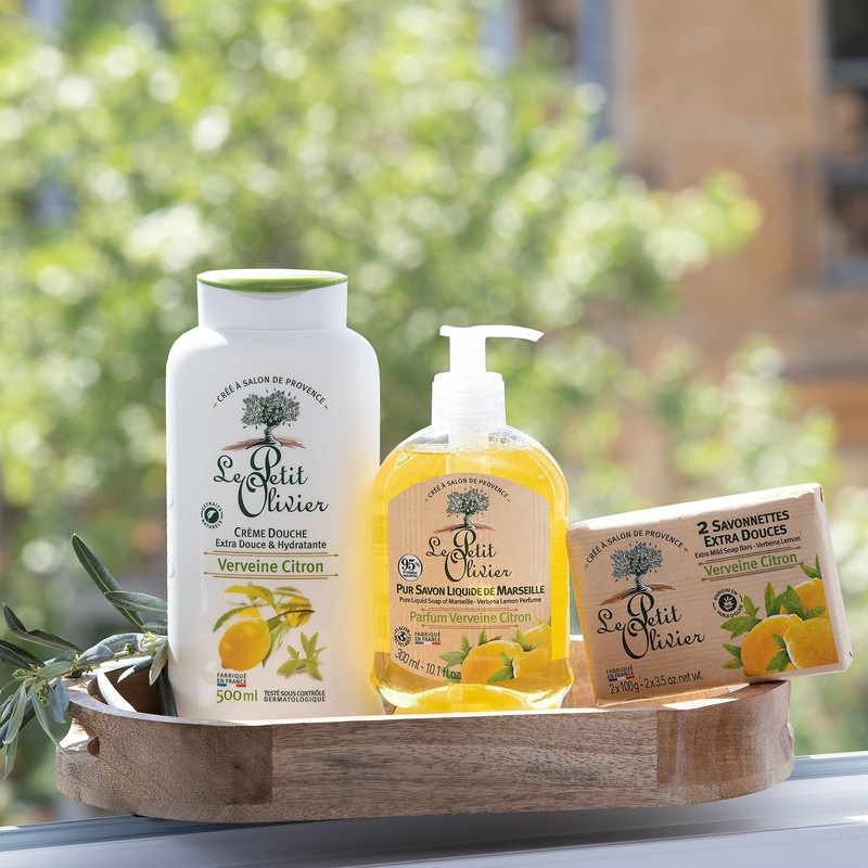 Le Petit Olivier Shower Cream - Verbena Lemon - Gently