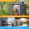 Solar Shed Light Indoor Outdoor, Upgrade Large 267LED Solar Powered