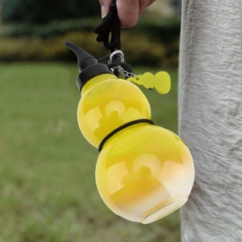 Bewinner Gourd Water Bottle, Gourd Sports Travel Water Bottle for Gym, 800ML Chinese Retro Inspired Gourd Style Water Bottle, Game Peripheral Gourd Water Bottle for Outdoor