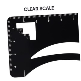 Healvian Eyebrow Measuring Tool Tattoo Stencils Accessory Microblading Brow Caliper