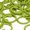 50PCS Metal Stitch Markers Spiral Markers Multifunctional Crochet Locking Hooks