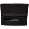 [Wamonoya] [Indenya] Business Card Holder, Black Deerskin x Black Lacquer