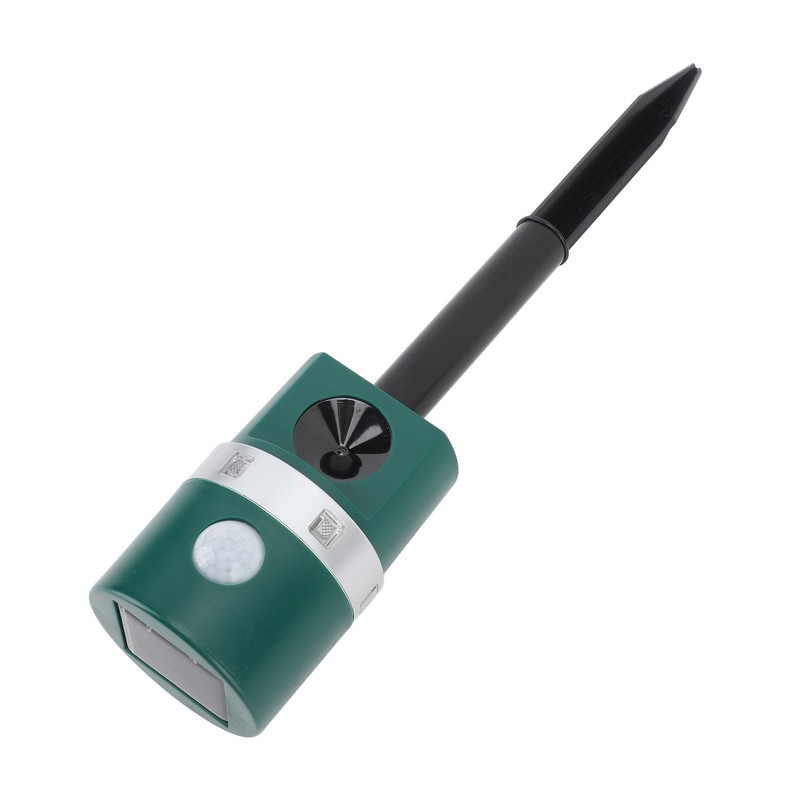 Ultrasonic Solar Animal Repeller Professional LED Solar Powered Bird Repeller