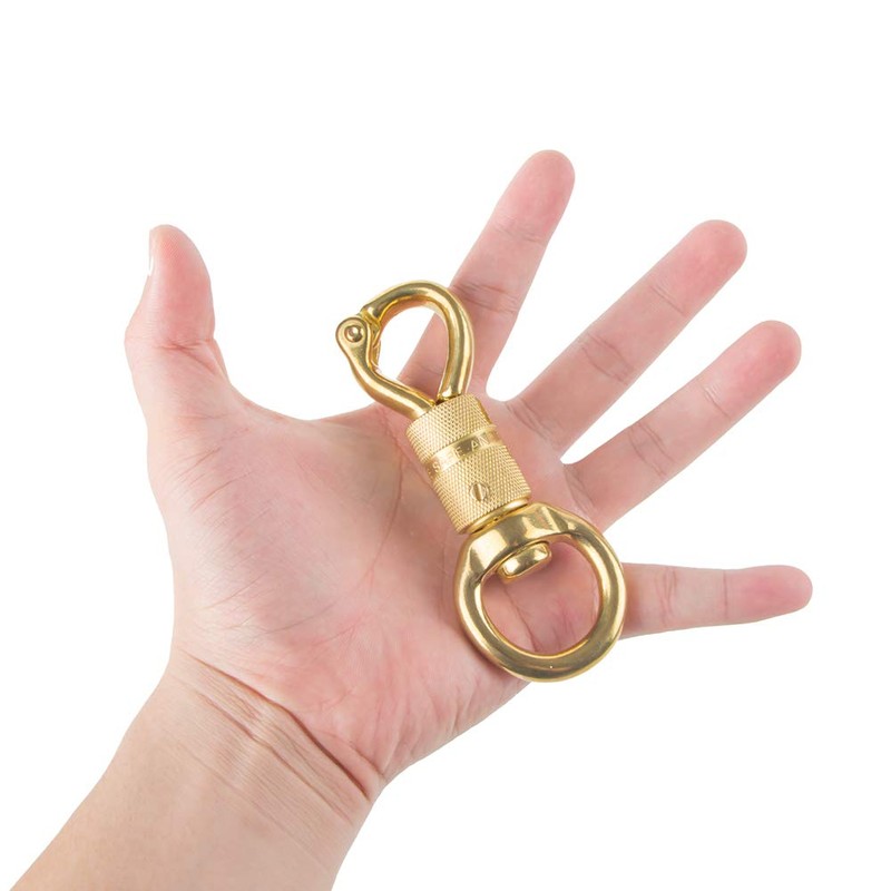 AOWESM Solid Brass Panic Snap 1-1/8 Inch X 4-1/4 Inch