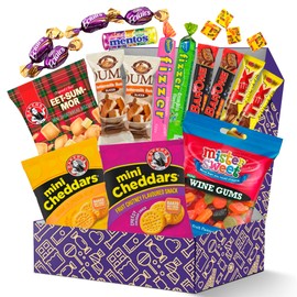 Treats from Home Mini International Exotic Snack Box Variety Pack, 21 Pieces of Premium Foreign Rare Snack Food Gifts, Mystery Box of Snacks, African Snacks for Adults and Kids
