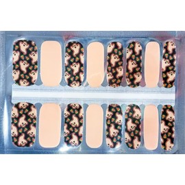 Southern Treasure Bowlicious Bow-Tique Ghosts & Candy Corn Nail Polish Wraps - Nail Polish Strips