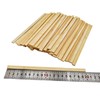 Anktily 100 Pieces Long Natural Bamboo Sticks, 0.9cm x 0.3cm,