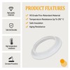 Light Socket Shade Rings for Medium Base E26 Sockets，Threaded Socket