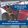 FCOUIID ATV Fender Bags - Motorcycle Rear Tank Saddle Cargo