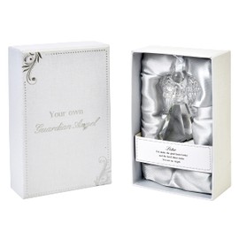 Guardian Angel Sister, Crystal Angel Figurine for Home, Garden, Office or Car Decoration, Religious Heartwarming Caption in Gift Box-Transparent, One Size