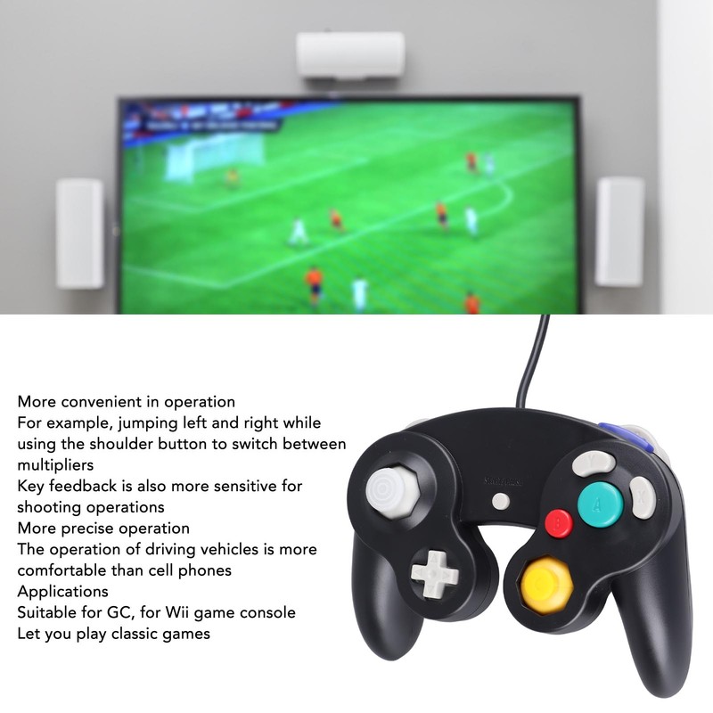 Wired Game Controller Plug and Play Single Point Vibration Gamepad