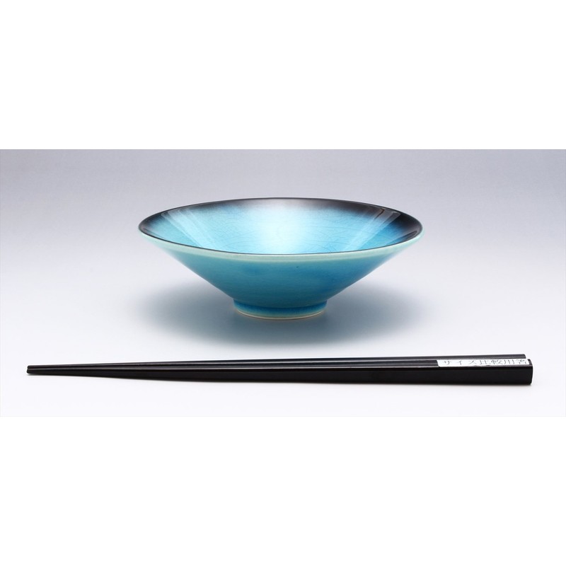 Mino Ware 551-0056 Higashiyama Kiln Round Shallow Bowl, Dish, Turkey