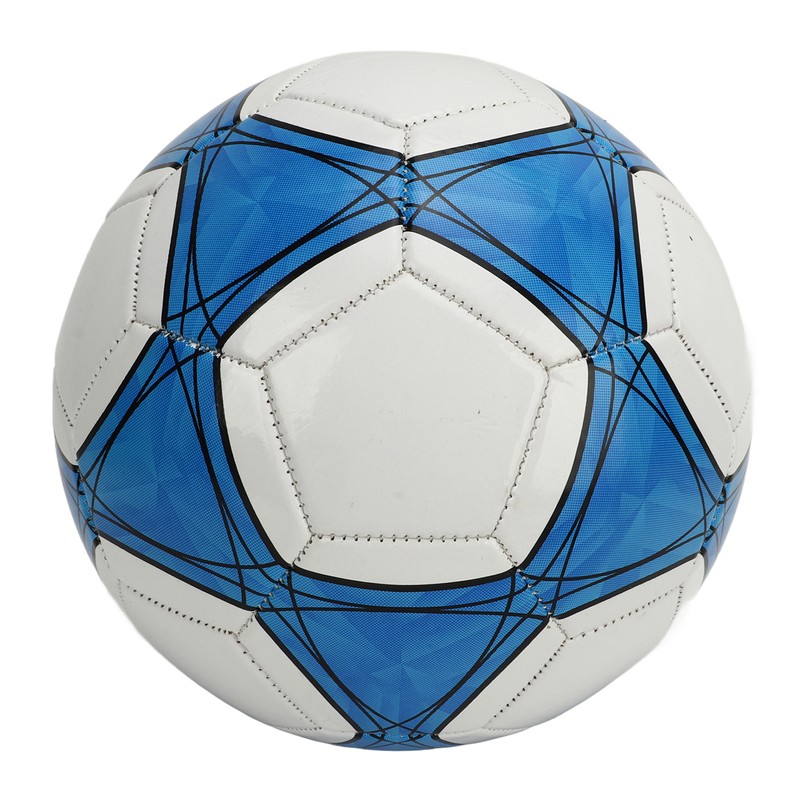 Soccer Ball Blue and White Color Thicked Size 5 Children