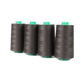4x 5000m Ackermann Universal Sewing Thread, Thickness 120, Quality Yarn, Yarn for Overlock Sewing Machines