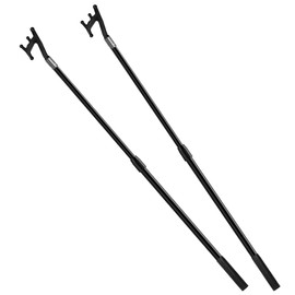 SANLIKE Telescopic Boat Hook for Docking, 2PCS Floating Extension Boat Pole Push Pole for Pontoon Boat Accessories 2-Section Lightweight Retrieval Hook | Extends 2.78-4.75FT