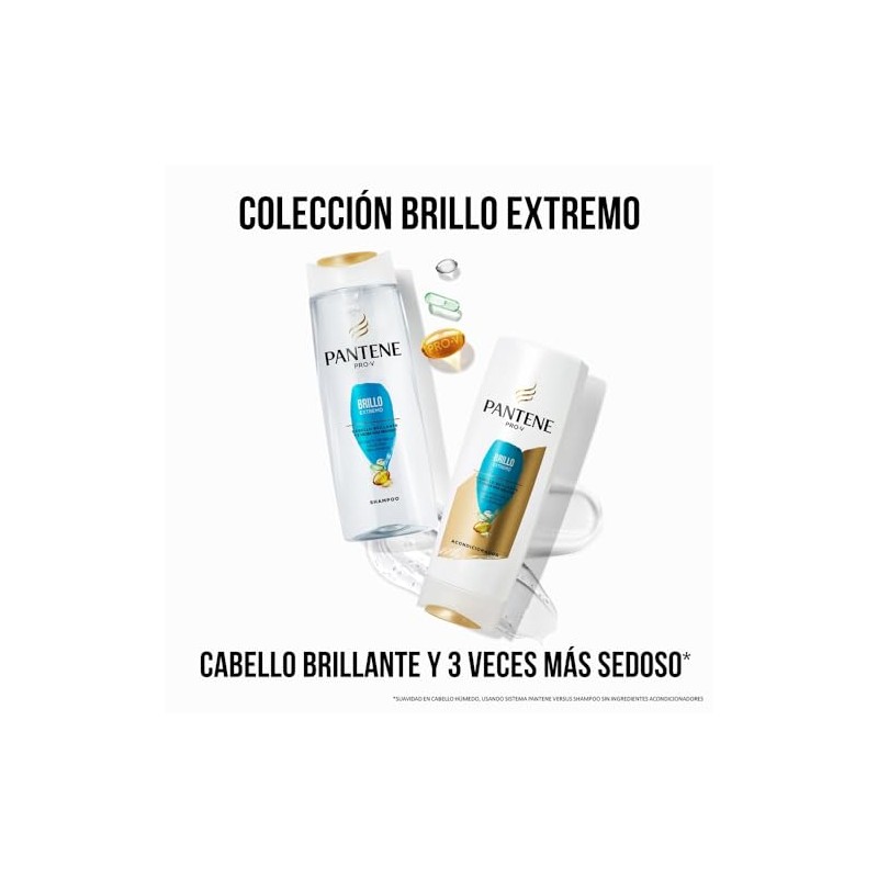 Pantene Pro-V Shampoo Brillo Extremo 400 ml