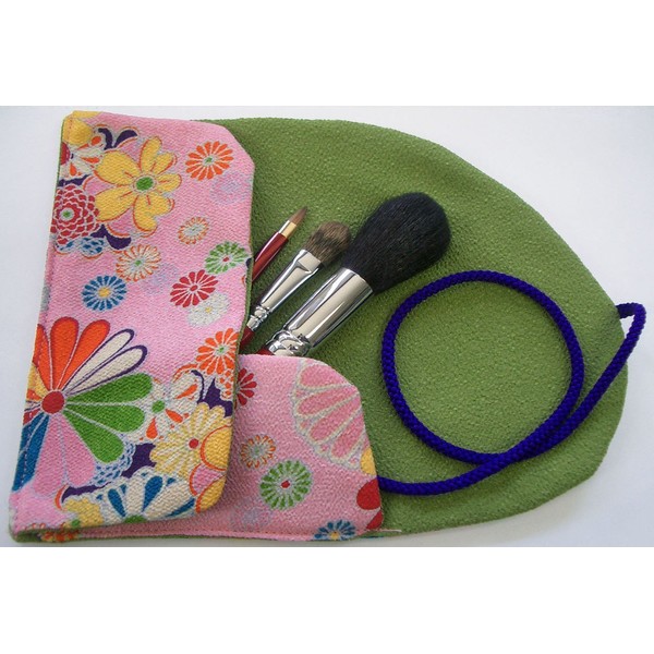 Ai brush Kumano Makeup Brush Set with Kimono Case (A