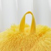 Yellow Bean Bag Chair Covers - Comfy Plush Fluffy, Anti-Slip,