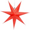 com-four® 3 x luminous star in 3D with LEDs, Christmas