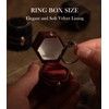 TAIMY Vintage Ring Box, Mini Handcrafted Antique Ring Case，Classical Victorian