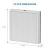 2 Pack AH300 True HEPA Air Filter Replacement Compatible with