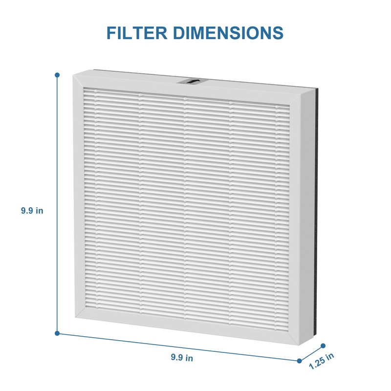 2 Pack AH300 True HEPA Air Filter Replacement Compatible with
