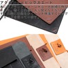Leather FACTORY Dualline Pen Case, Genuine Tochigi Leather, With Leather