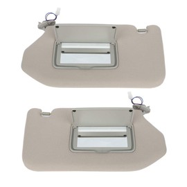 ASAPE Sun Visor Compatible with 2006-2011 for Camry 96401-9PB0A 96400-9PB0A with Sunroof Anti-Glare Car Driving Cloth Plastic Visor For Clearer Vision and Safe Driving Tan Beige