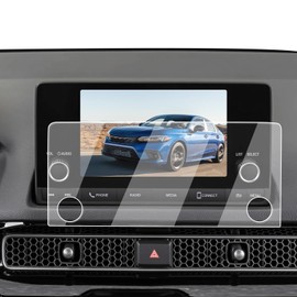 Screen Protector For 2022-2026 Honda Civic - 7-Inch Navigation Tempered Glass Screen Protector For 2022-2026Civic(Sport/LX/EX/EX-L/Sport Hybrid) Accessories 9H Hardness - HD Clear Anti-Fingerprints