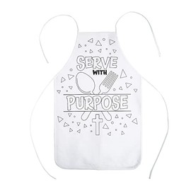 Fun Express Color Your Own Food Truck VBS Aprons - VBS Vacation Bible School Supplies/Decor - 12 Pieces