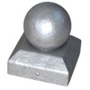[FIXINGS DIRECT] 2x Metal Fence Post Cap (Decorative Post Cap)