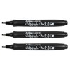 artline Supreme Calligraphy Pen Marker 2mm Tip - Black (Pack