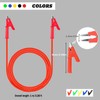 5PCS Alligator Clips Test Leads Dual Ended Crocodile, Alligator Clips