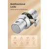 Big Fingerprint Smart Door Knob, Keyless Entry Door Lock with