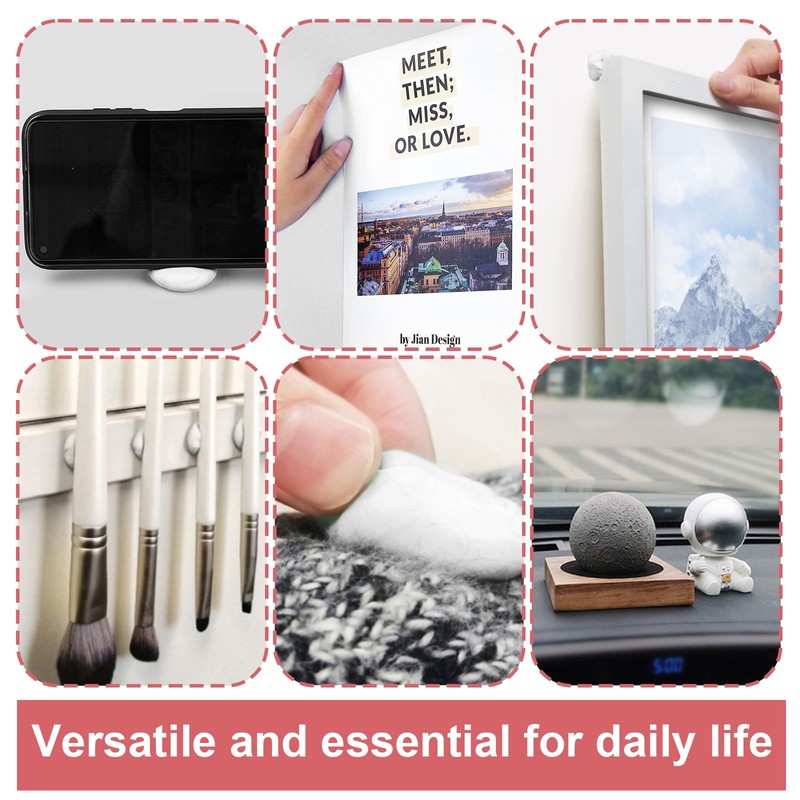 96 Pcs Adhesive Poster Sticky Tack, Reusable Removable Non-Toxic Mounting