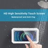 DOSAKEIKO Shower Phone Holder Waterproof Adjustable Rotating Wall Mount Touchscreen