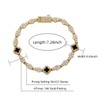 YOSZO 14K Golden Plated Clover Bracelet for Women Lucky Bracelet