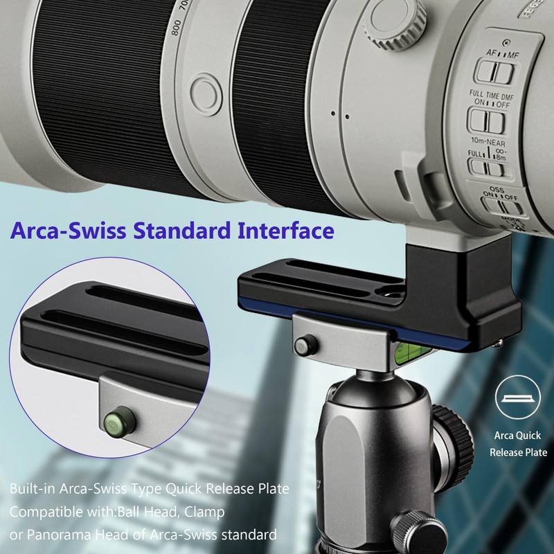 Haoge LF-S480 Lens Collar Replacement Foot for Sony FE 400-800mm