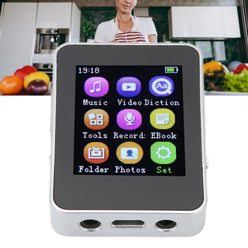T7 MP4 Player 1.8inch Large Screen Music Player with FM